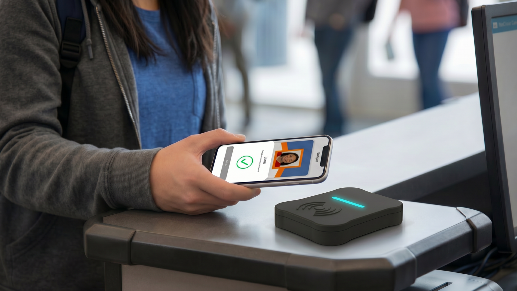 Using an App on the CR-One NFC RFID Reader